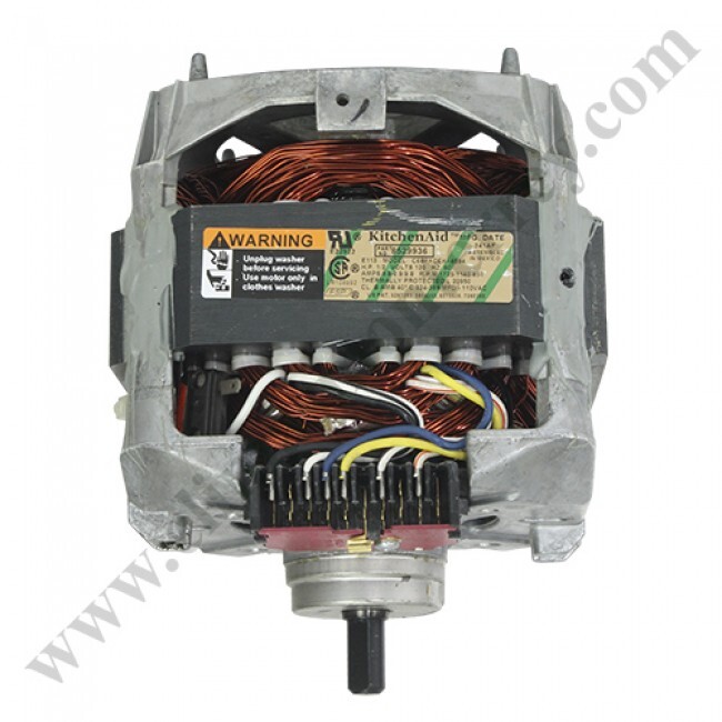 Motor De Tres Velocidades Para Lavadora, 1/2Hp, 120V, 60Hz, Amps 9.8/8.9/9.8, Rpm 1725/1140/850 - 8529936