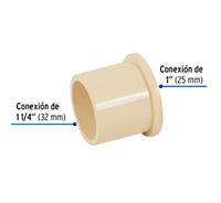 Reducción Bushing CPVC 1-1/4' x 1' - CPVC-236 / 48940