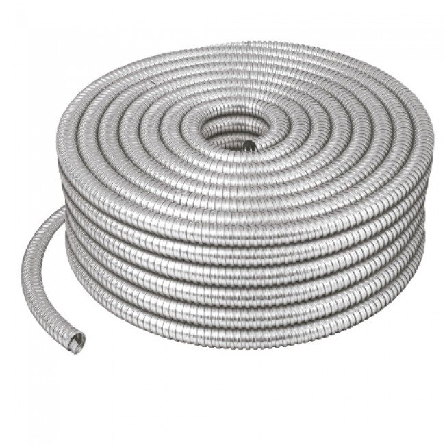 Rollo de 50 m de tubo flexible metálico de 1', Volteck - TF-1 / 46902 Rollo de 50 m de tubo flexible metálico de 1', Volteck - TF-1 / 46902