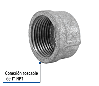 Tapón capa, acero galvanizado, 1' - CG-303 / 47493