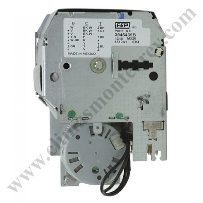 Genuine GE OEM Dryer Timer (WE04X20415) – 1/3 HP, 15/7.5 Amp, 125/250V