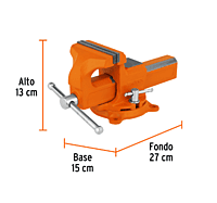 Tornillo de banco tipo Europeo, hierro nodular, 4' - TA-4-L / 100199 Tornillo de banco tipo Europeo, hierro nodular, 4' - TA-4-L / 100199
